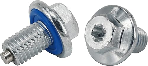 2 tapones de drenaje de aceite M12-1.75, cabeza hexagonal de 0.59 pulgadas T45 Torx compatibles con GMC, Buick, Cadillac, Chevrolet, repuesto GM disponible en Yaxa Guatemala