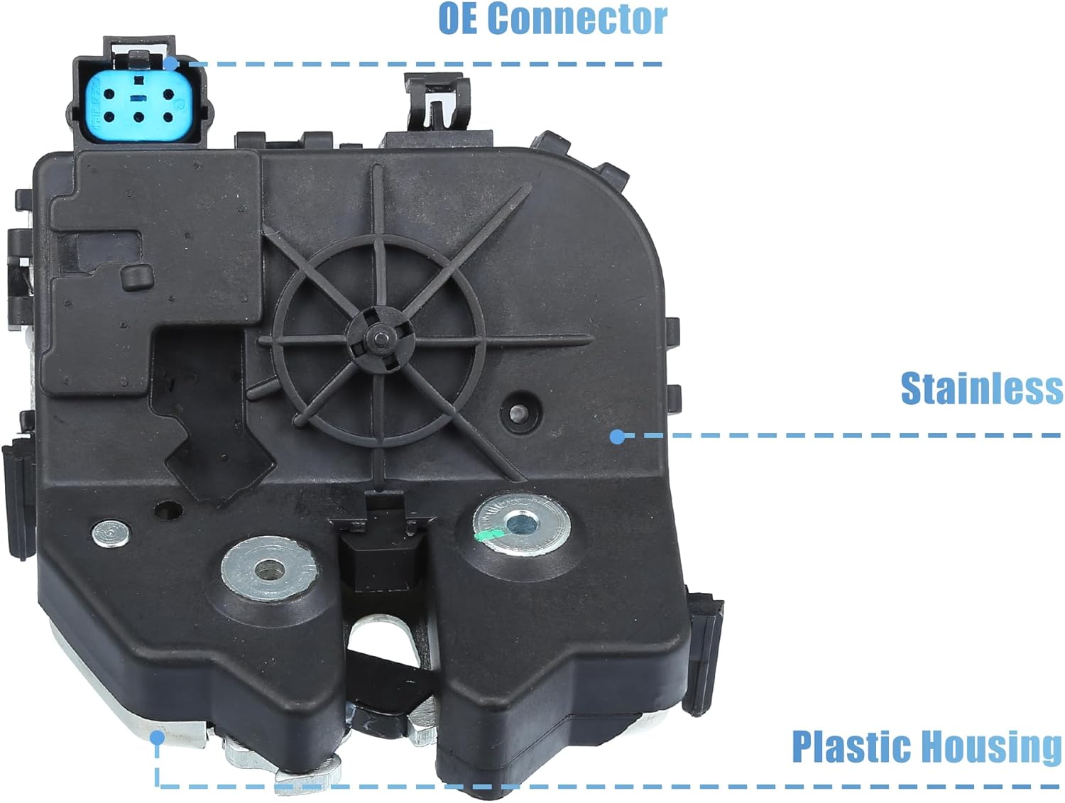 uxcell Rear Door Tailgate Lock Actuator Motor Trunk Latch for Ford Focus 2000-2007 6S4Z-5443150-C Black