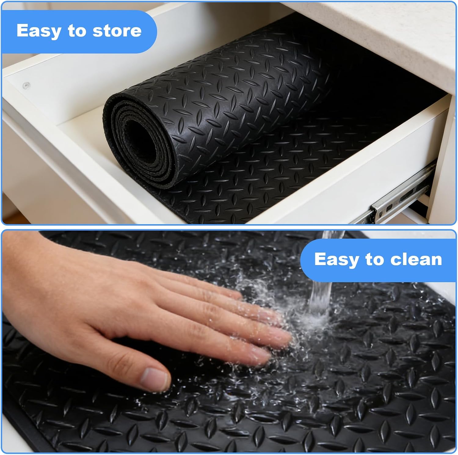 16.5" x 48" Work Bench Mat, Anti Slip Durable Craft Mat, Essential Workbench Accessories for Woodworking, Painting & DIY Craft Projects, Protective Non-Slip Mat for Workbenches & Tables