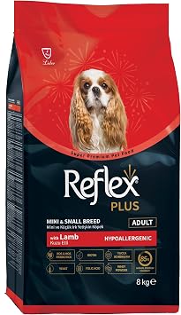 Reflex Plus Kuzu Etli ve Pririnçli Yetişkin Küçük Irk Köpek Maması - 8 KG
