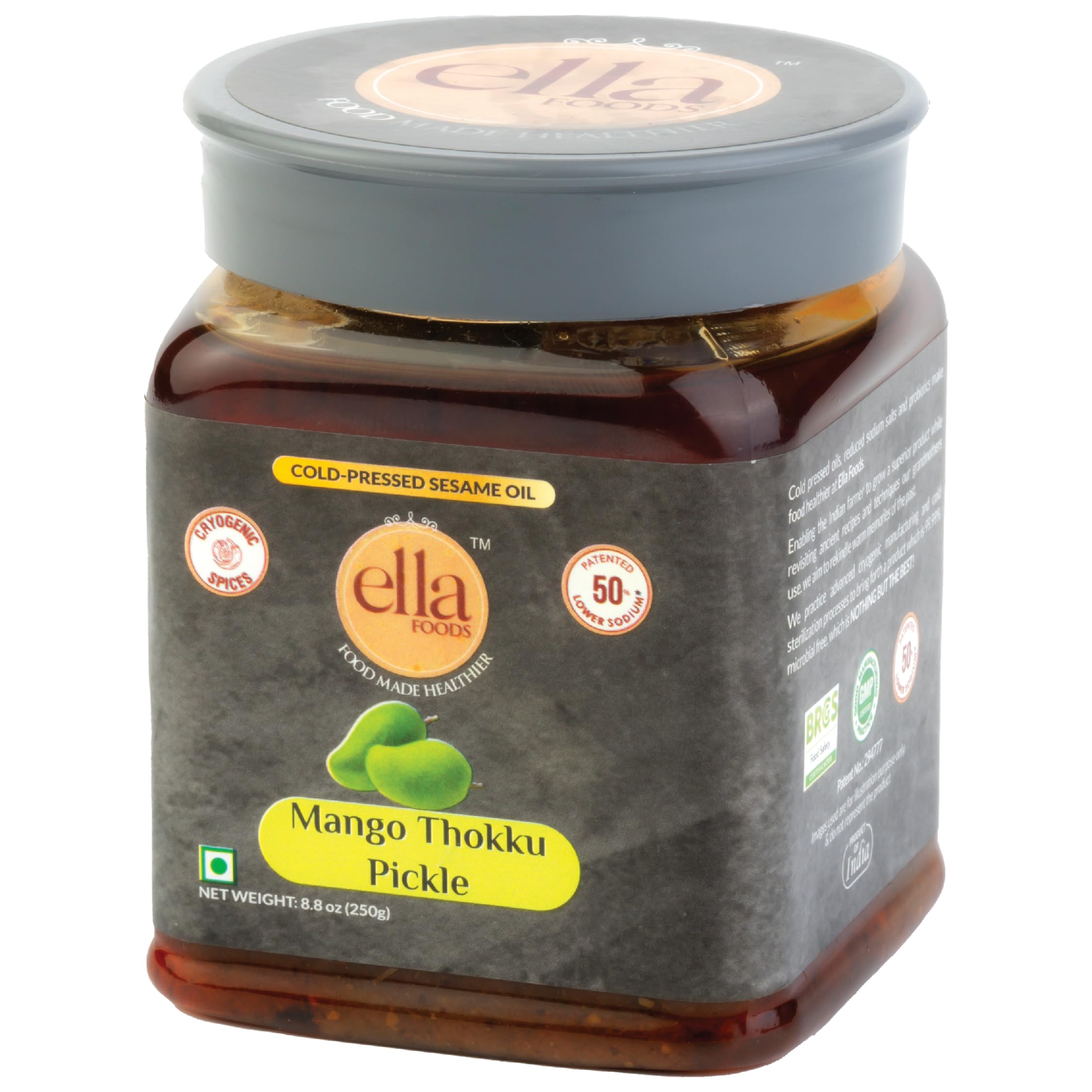 Ella Foods Mango Thokku Pickle | Aam ka achar | Andhra Style Thokku | Original Flavour | Amlet Mangoes | Made in small batches | Made in Cold Pressed Sesame Oil | No Preservatives | Slow Fermentation | 250 g | Pack of 1 (B0DDXBBPR7) Amazon Price History, Amazon Price Tracker