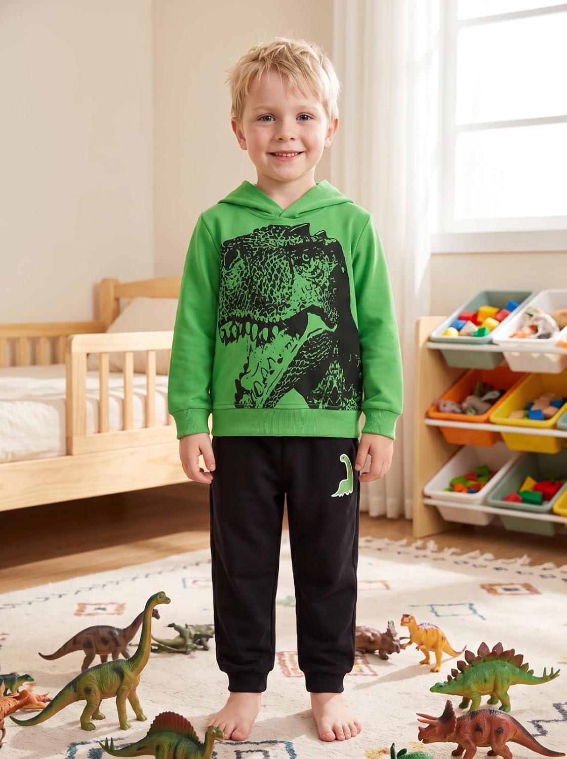 Toddler Boys Hoodie Pants Sets Kids Sweatshirt Outfits Clothes 2-7Y