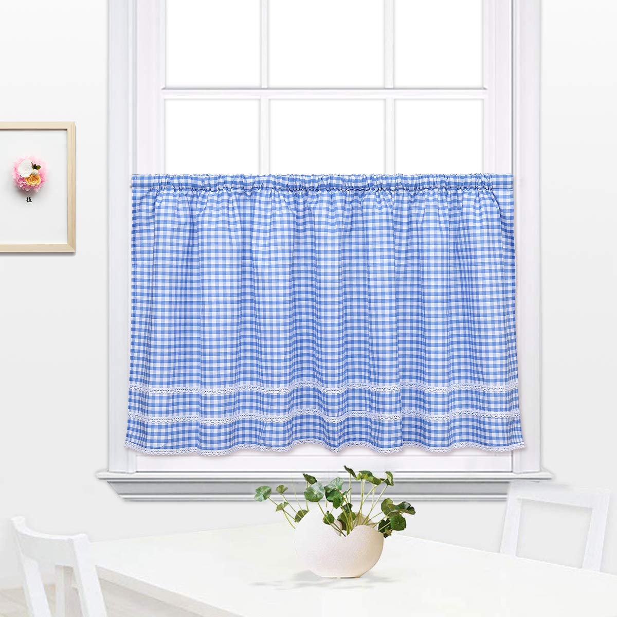 Gingham Cafe Curtains Curtains & Drapes
