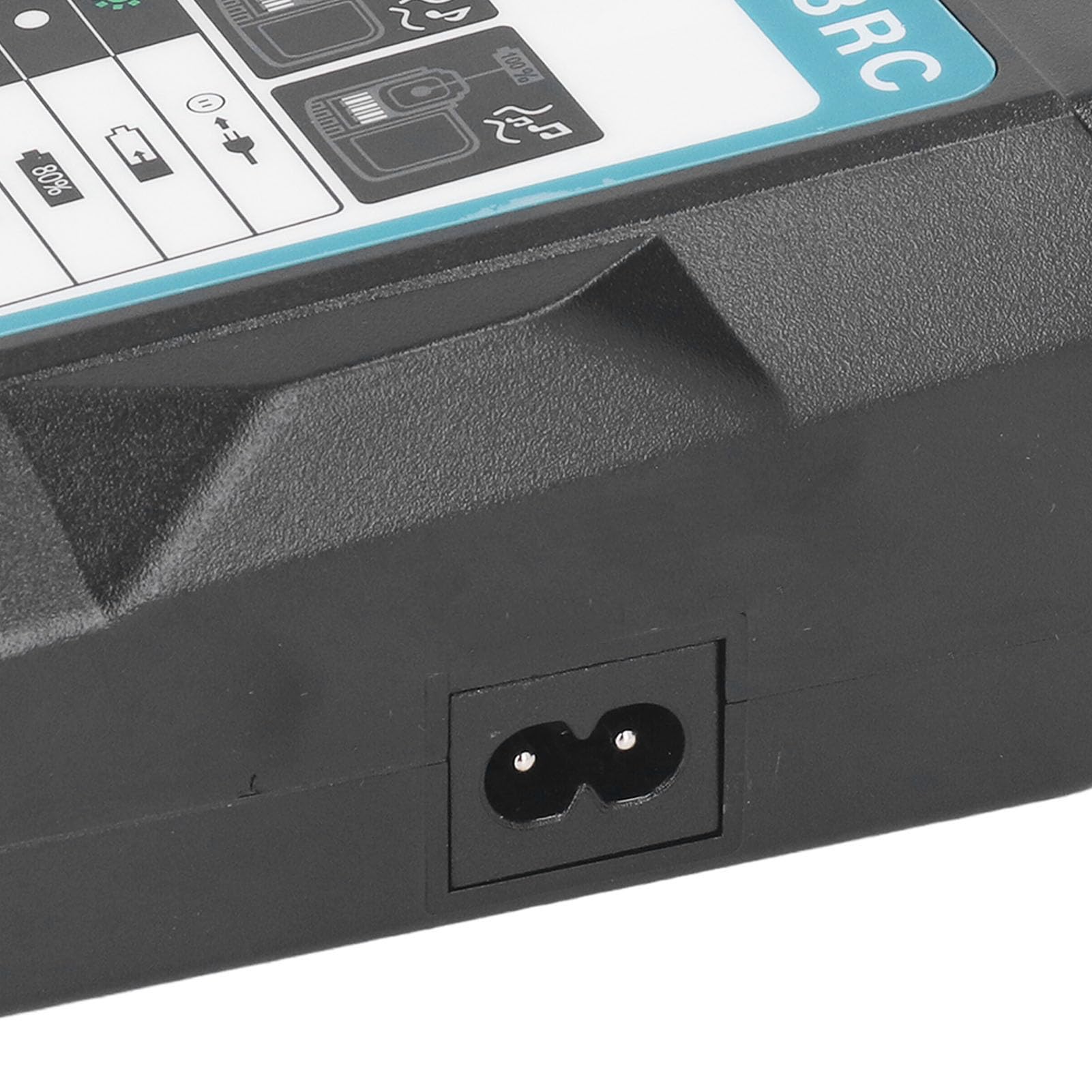 Cargador de Batería de Iones de Litio, 100-240V Profesional 0.85A MAX DC18RC 18V Cargador de Batería para BL1840B para BL1815 para BL1450 (Enchufe de la UE)