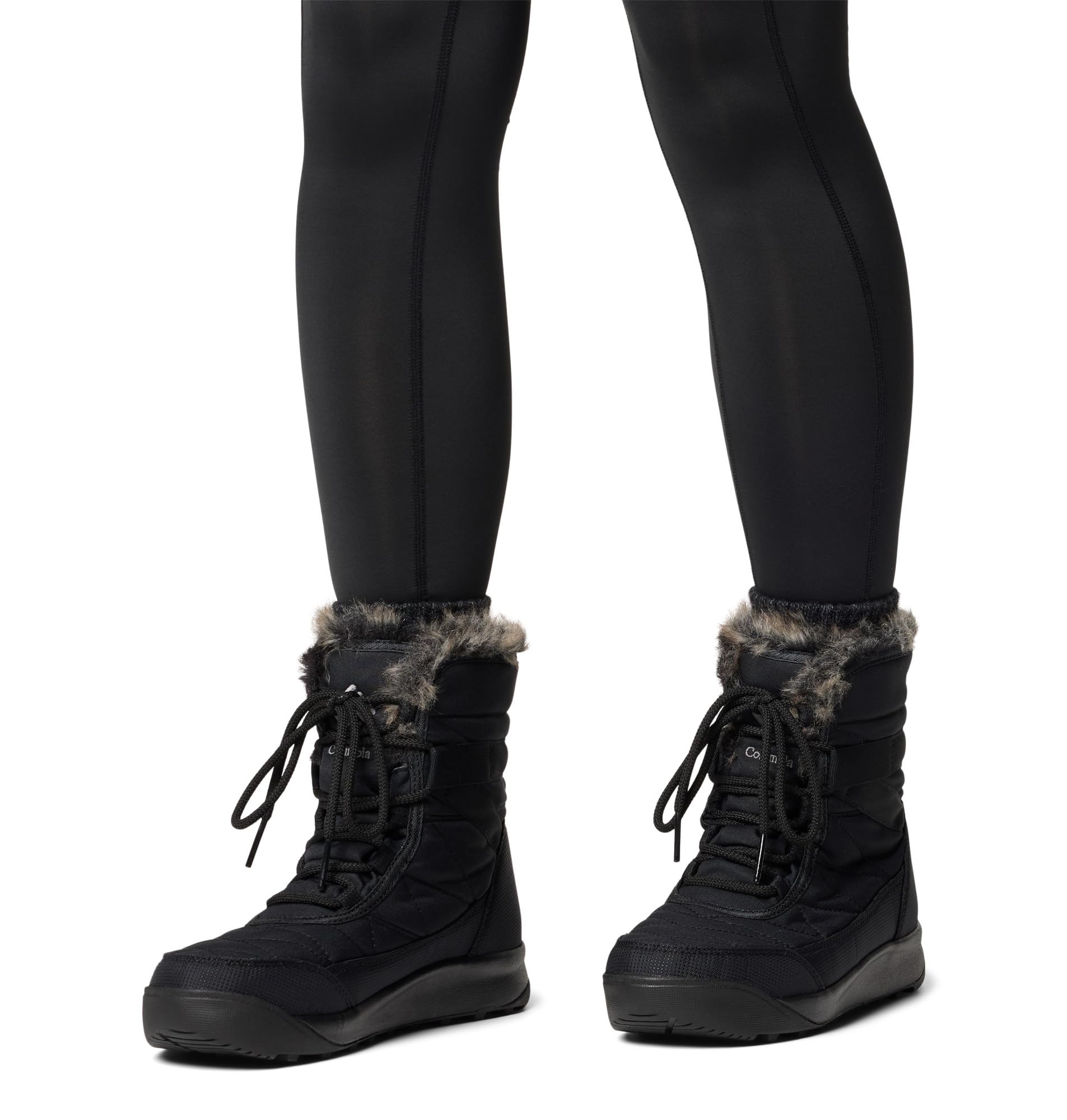 Columbia Minx Mid II Omni-Heat, Chaussures Multisport Outdoor Femme, Noir (010), 41 EU (8 UK)