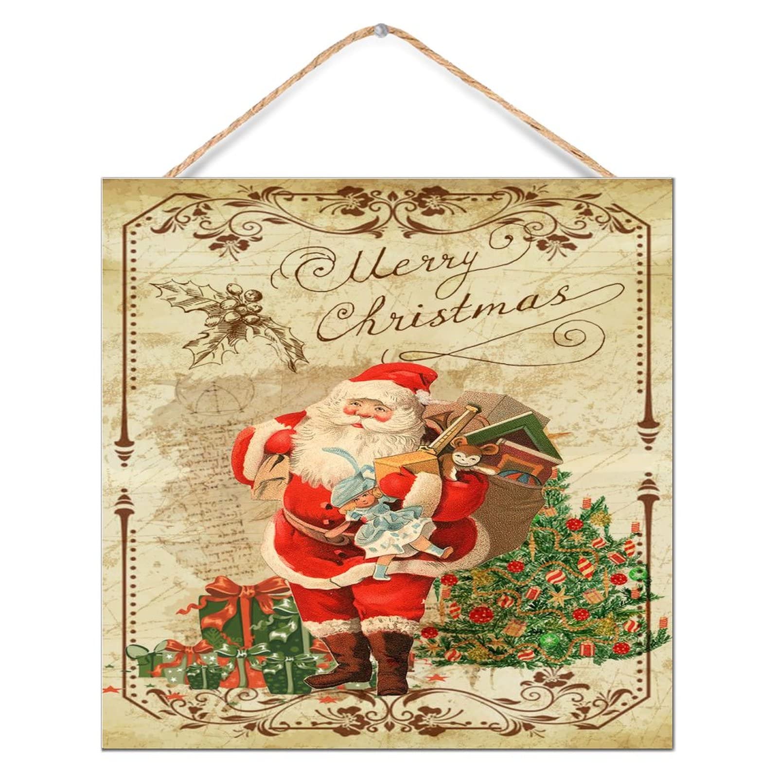 Cadeau pour la maison original : panneau en bois rustique de 30,5 cm