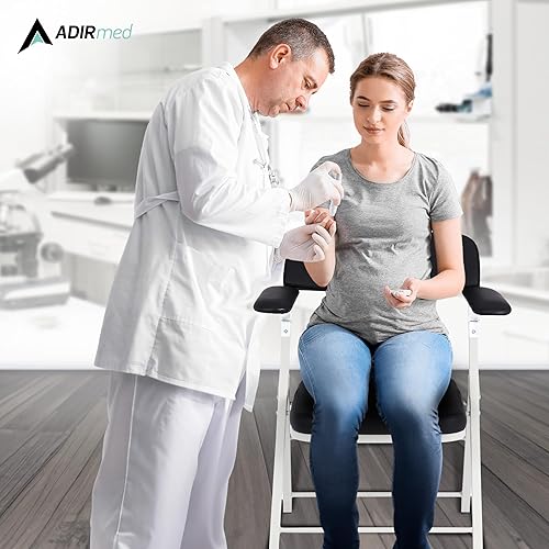 Miniatura 5 de AdirMed Silla plegable acolchada para dibujar sangre  Silla plegable resistente que ahorra espacio  Elección perfecta para espacios compactos