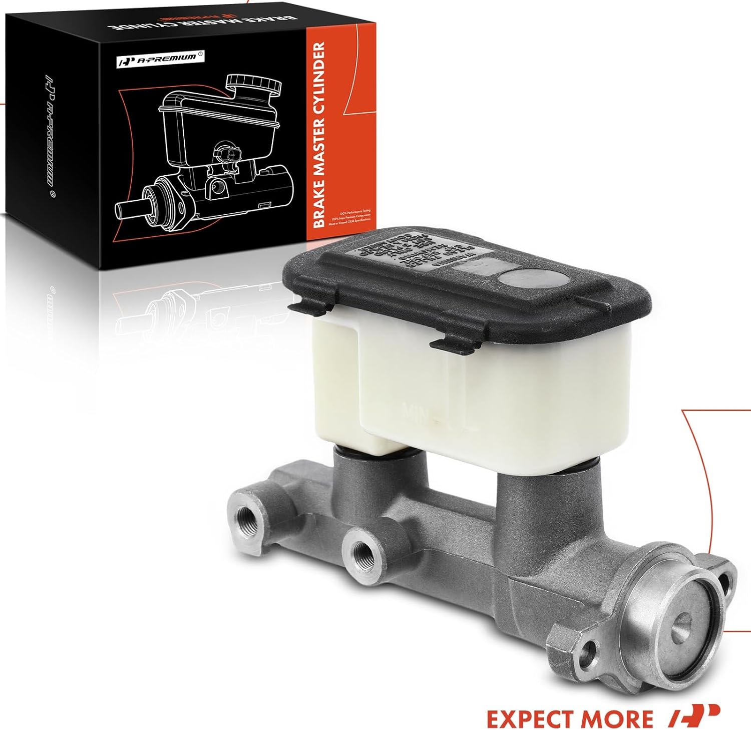 A-Premium Brake Master Cylinder Compatible with Chevy, Cadillac, Dodge and GMC Vehicles - Ram 1500, Escalade, C1500, C2500, K1500, K2500, Tahoe, Yukon