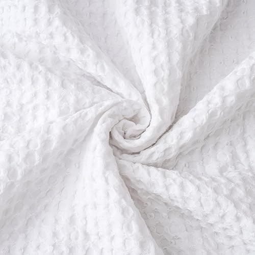 Miniatura 8 de PHF Fundas de almohada ultra suaves con tejido de gofre, tamaño King, sin relleno, paquete de 2 fundas de almohada de 20 x 36 pulgadas, fundas de