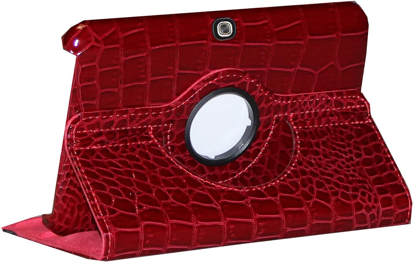 Galaxy Tab 3 10.1 case - JYtrend (R) Rotating Stand Cover for Samsung Galaxy Tab 3 10.1-inch GT-P5210 GT-P5200 GT-P5220 GT-P5210ZWYXAR GT-P5200ZWADBT GT-P5220ZWADBT GT-P5220GNAXFU (Crocodile)