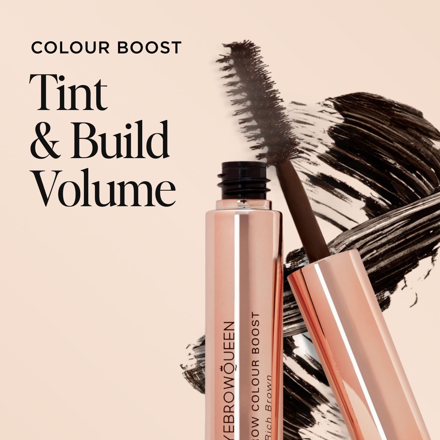 Eyebrowqueen Essential Collection -Eyebrow Kit - Black Brown. (Contains Eyebrow Pencil, Sculpting Gel, Eyebrow Brush, Tweezers, Scissors and Brow Fix Solution).