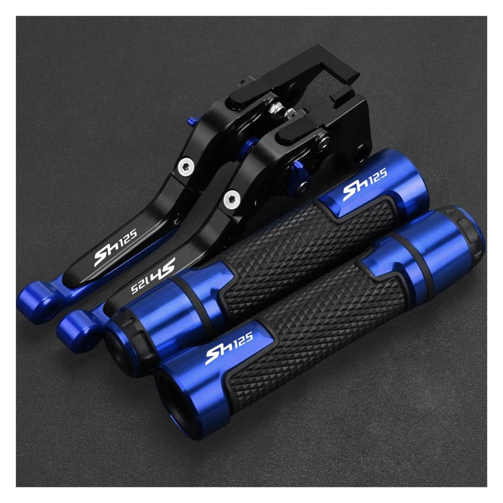 Cwziwoyji L Fit For Honda Sh125 Sh125i 2004-2023 Motorcycle Accessories Adjustable Brake Clutch Evers Handlebar Grips(L)