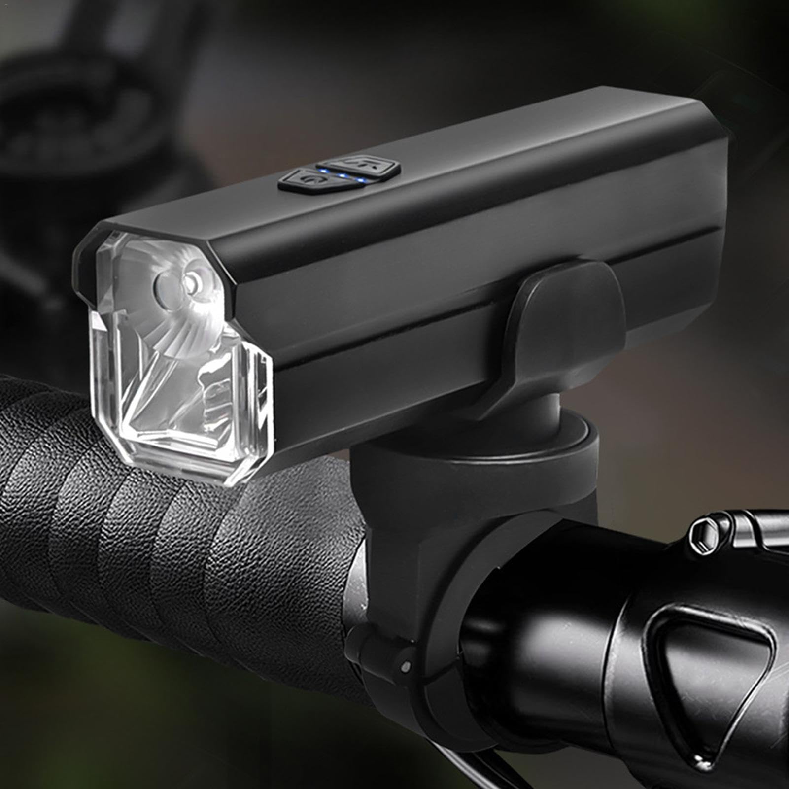 Faro Anteriore per Bicicletta Faro A 3 Modalità Di Illuminazione | Luce Diurna Ricaricabile Bicicletta Ciclismo Notturno Strada Montagna Uomo Donna Bambini