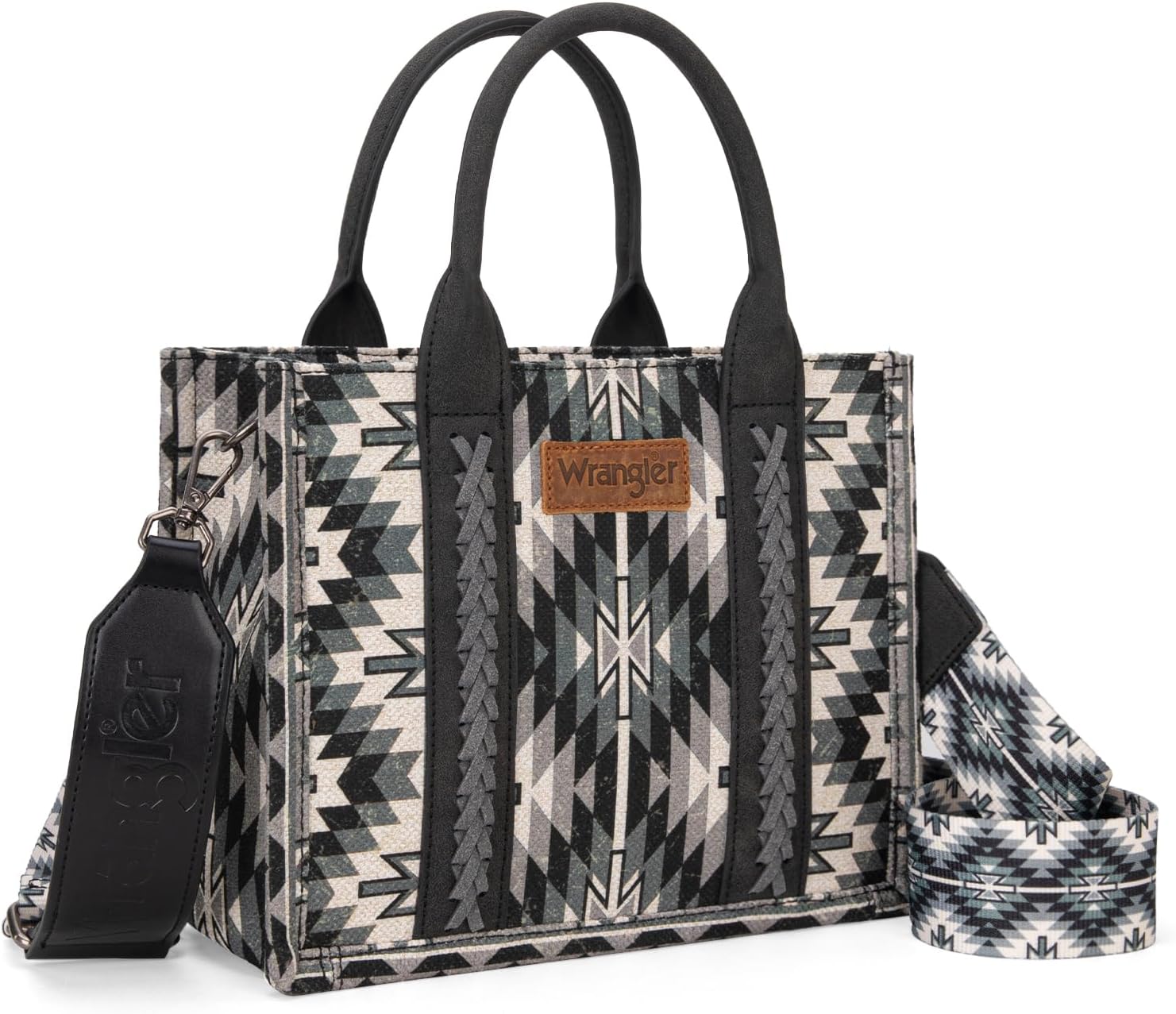 Montana West X Wrangler Tote Bag for Women Boho Aztec Shoulder Purse Top Handle Satchel Handbag - Image 4