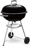 Weber Compact Kettle Charcoal Barbecue 57 cm with Stand & Wheels - 11