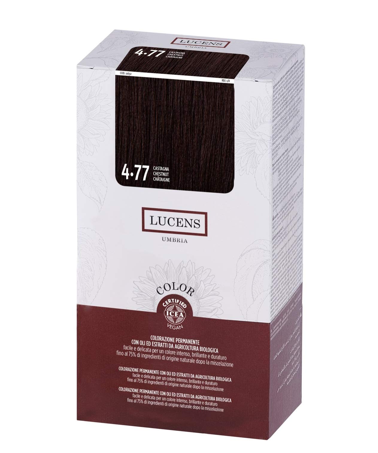 LUCENSHair Color, 145ml - Chestnut 4.77