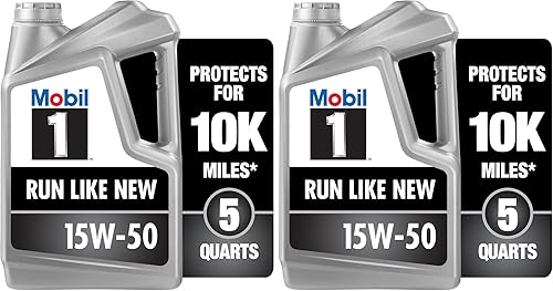 Miniatura 56 de Mobil 1 - Aceite sintético High Mileage 10W-40 para motor, 5 cuartos de galón