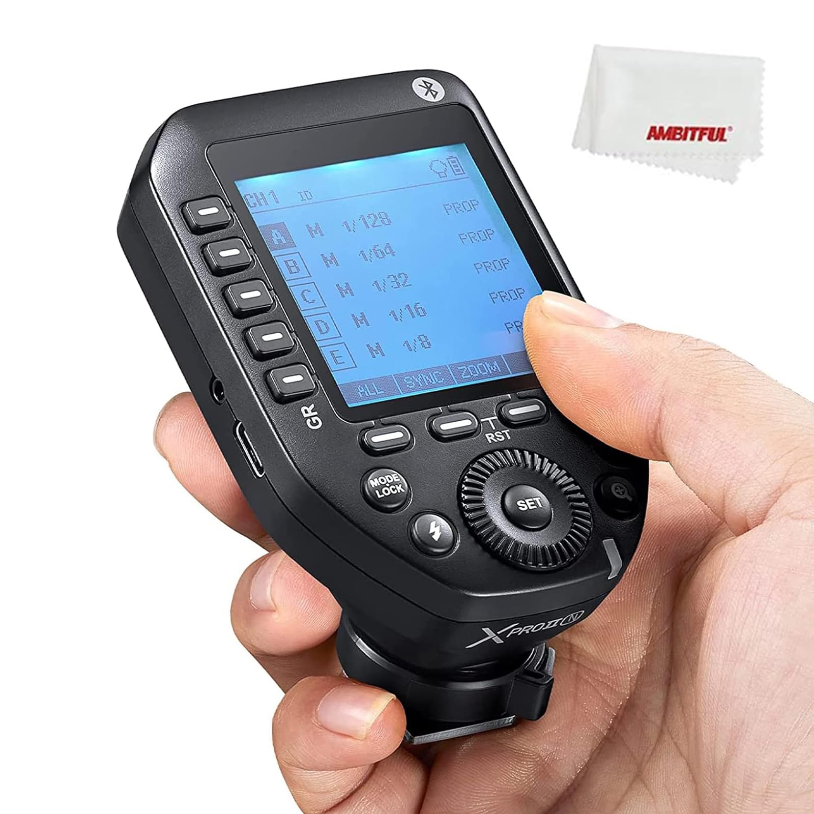 Godox XproII-N Trigger TTL 2.4G Wireless High Speed Sync 1/8000s, 11 Customizable Functions,5 Group Button,4 Function Buttons Offer Convenient Manipulation for Nikon Camera