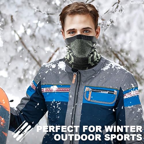 Miniatura 51 de WTACTFUL -Mascarilla tipo bufanda fresca y ligera para usar al aire libre, FPS 50, protección contra el polvo, sol y viento