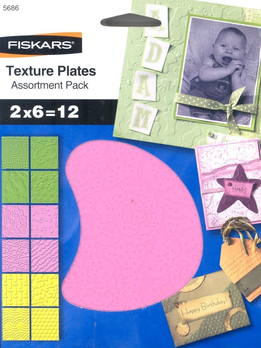 Fiskars Texture plates Pack Home & Kitchen