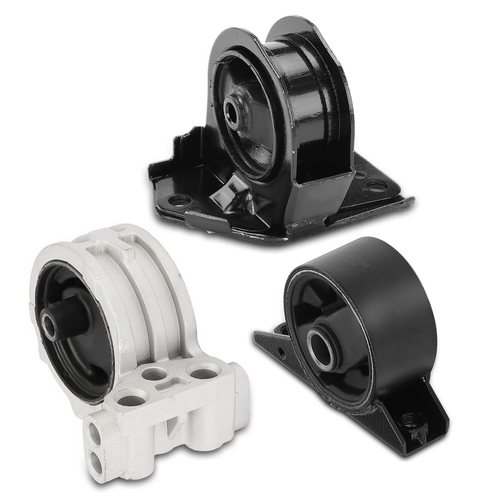 Frankberg 2x Supporto motore anteriore destro + 1x Supporto idraulico | MB844274; Compatibile con: Eclipse II D3A