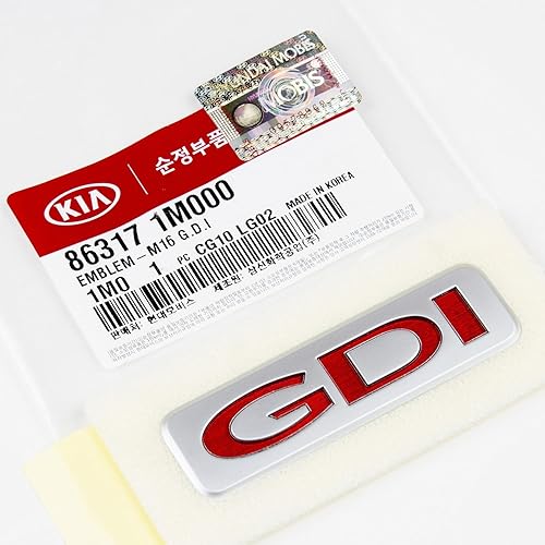 Auténtico OEM Kia Cerato Forte Koup GDI Logo Emblema Trasero Baúl 86317-1M000 disponible en Yaxa Costa Rica