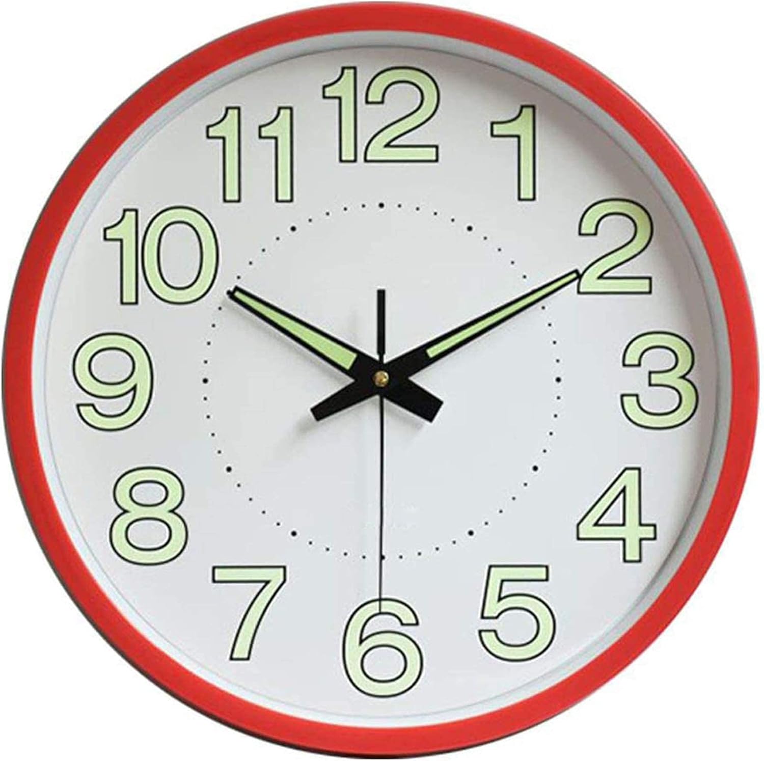 Outdoor Garden Wall Clock, 12 Inch Large Retro Thermometer Garden Clocks Outdoor Waterproof Indoor Decoration Outside Clock for Office/Kitchen/Bedroom/School Decorative,Black