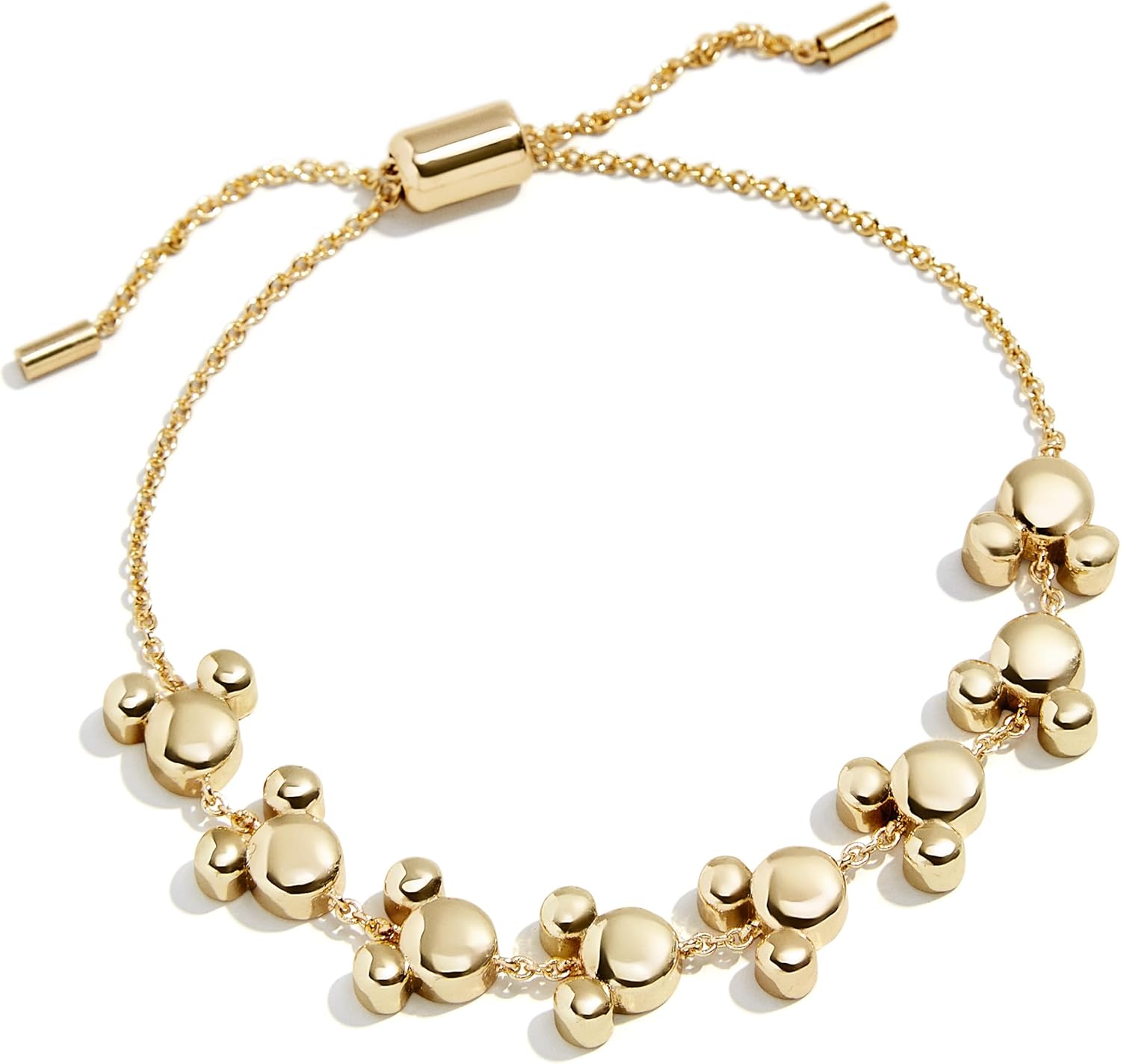 BaubleBar Disney Gold-Plated Brass Pull-Tie Bracelet