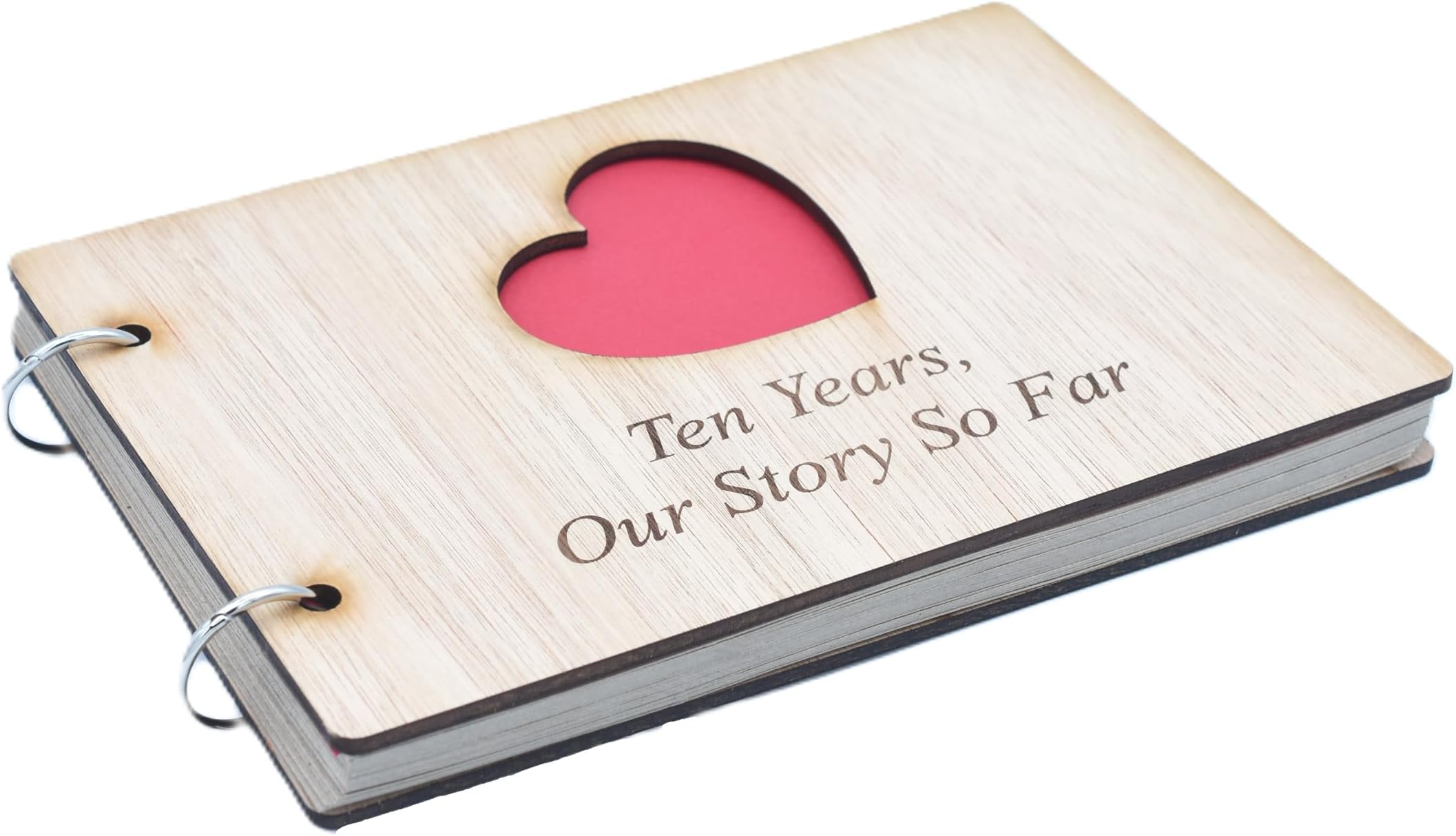 10 Years Our Story So Far - Scrapbook, Photo album or Notebook Idea For 10th Anniversary