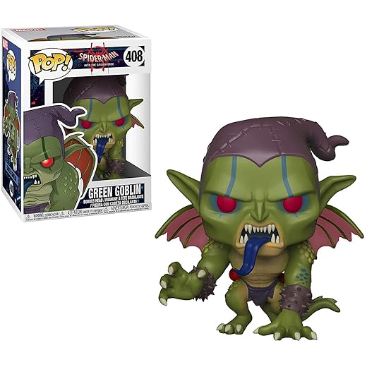 Funko Pop Marvel: Animated Spider-Man Movie - Green Goblin Collectible Figure, Multicolor