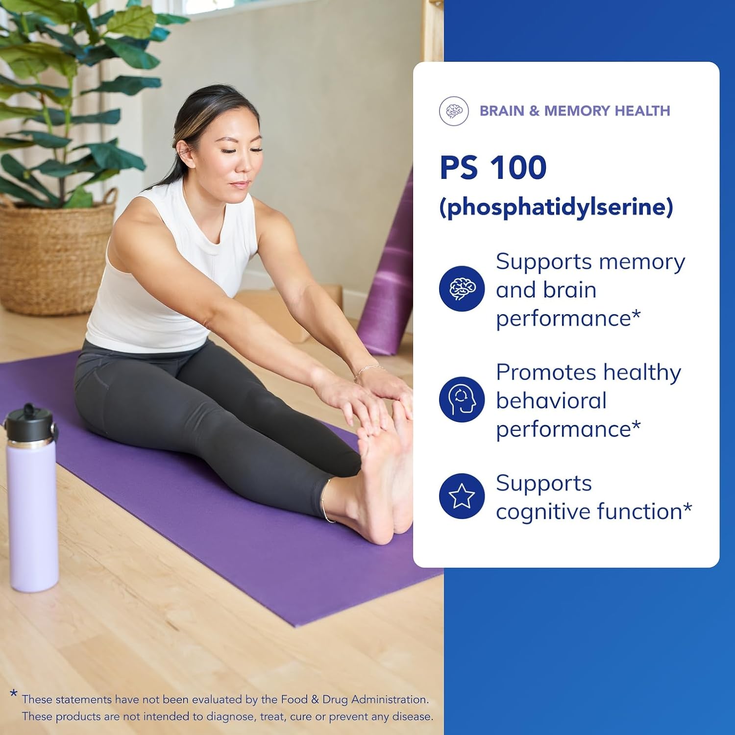 Pure Encapsulations PS 100 | Phosphatidylserine Amino Acid Supplement for Brain and Memory* | 60 Capsules - Image 3