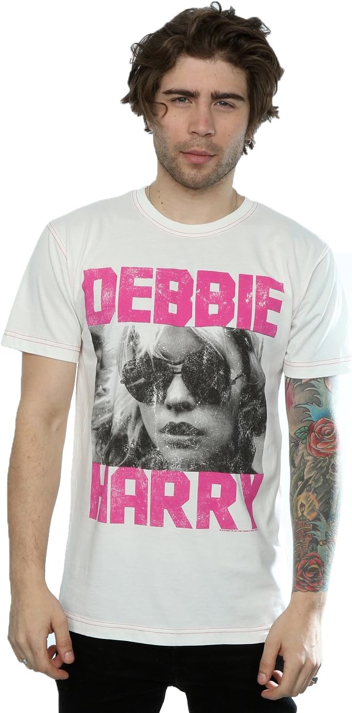 Absolute Cult Aftershow Men's Blondie Debbie Harry T-Shirt Large Vintage White