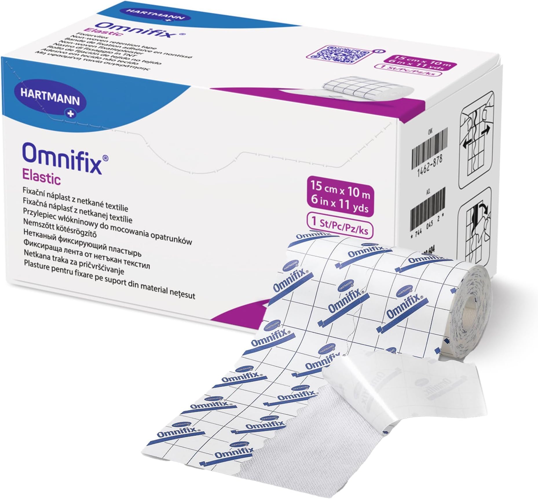 – Hartmann Omnifix Elastic 15 x 1000 cm, Black