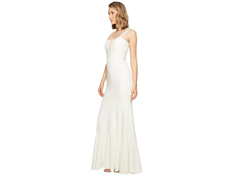 

Nicole Miller Elalia Bridal Gown (Ivory) Women's Dress, White