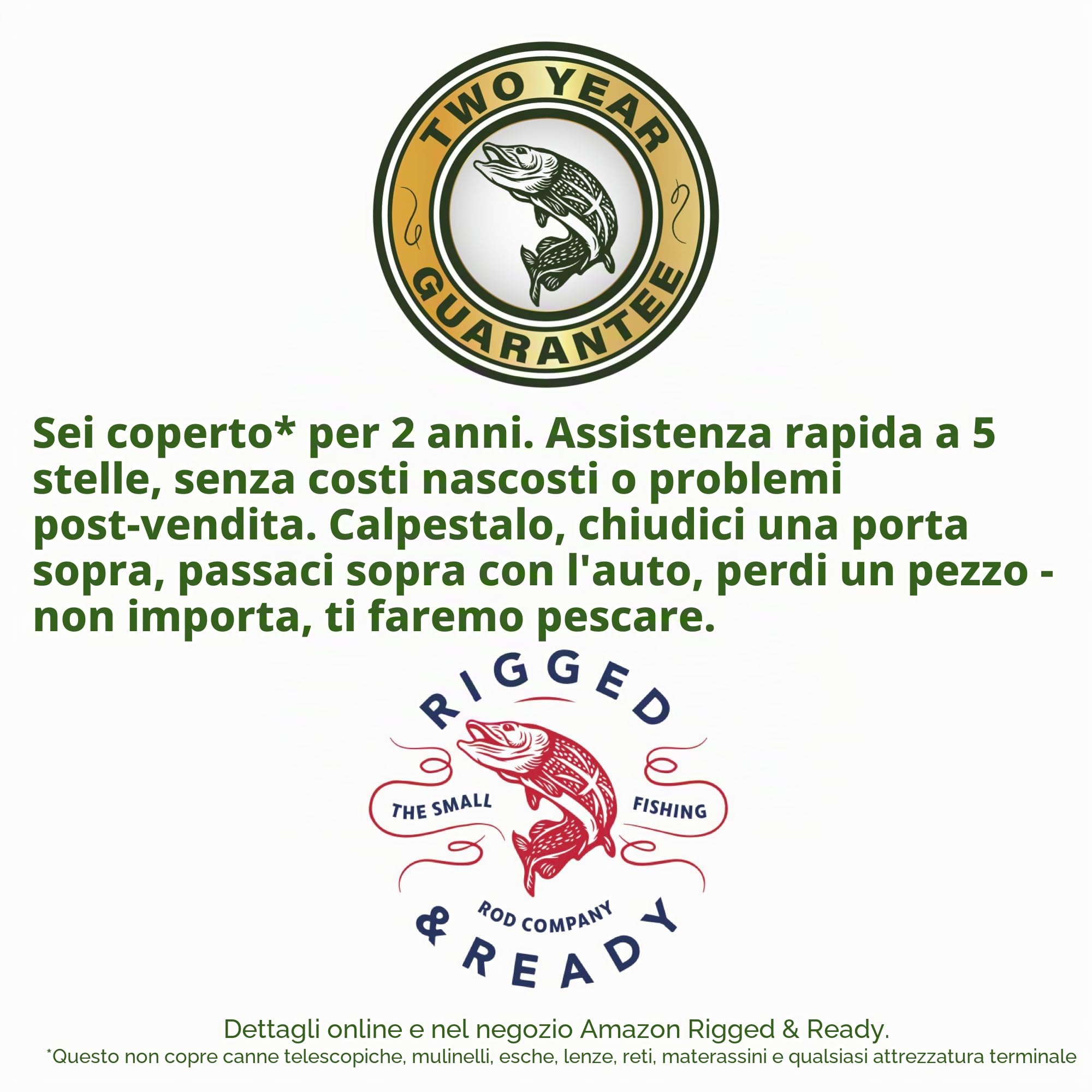 Rigged and Ready S Max e S Mid Travel - Canne da pesca da viaggio, 2 potenti canne multifunzione compatte Predator-Carp-Surf, 2 punte e custodia per pescatori mobili in viaggio d'acqua dolce e di mare