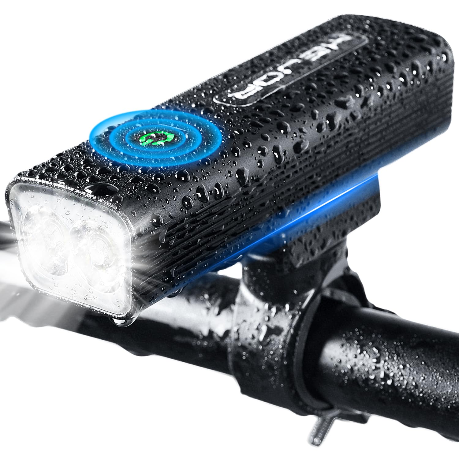 自転車 ライト 防水 充電式 【2500ルーメン高輝度・モバイルバッテリー機能付…