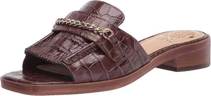Amazon.com | Vince Camuto Women's Jenivey Mule Flat Heeled Sandal | Mules & Clogs