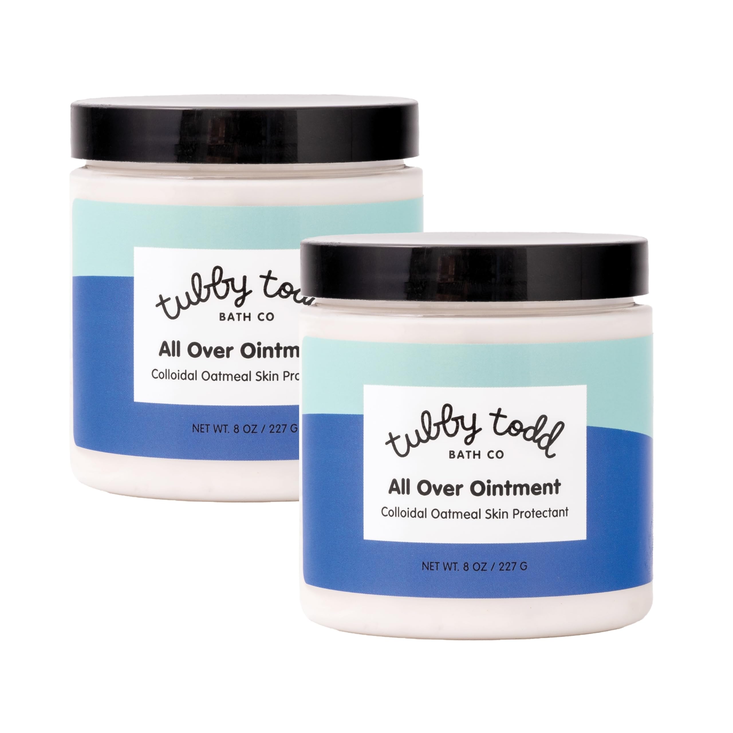 TUBBY TODDAll Over Ointment - Baby Eczema Cream - Everyday Multi-Purpose Baby Skin Relief Cream - Sensitive Skin, Dry Skin, Rash, & Irritation - Steroid & Gluten Free - Lavender Rosemary, 2 Pack, 8oz