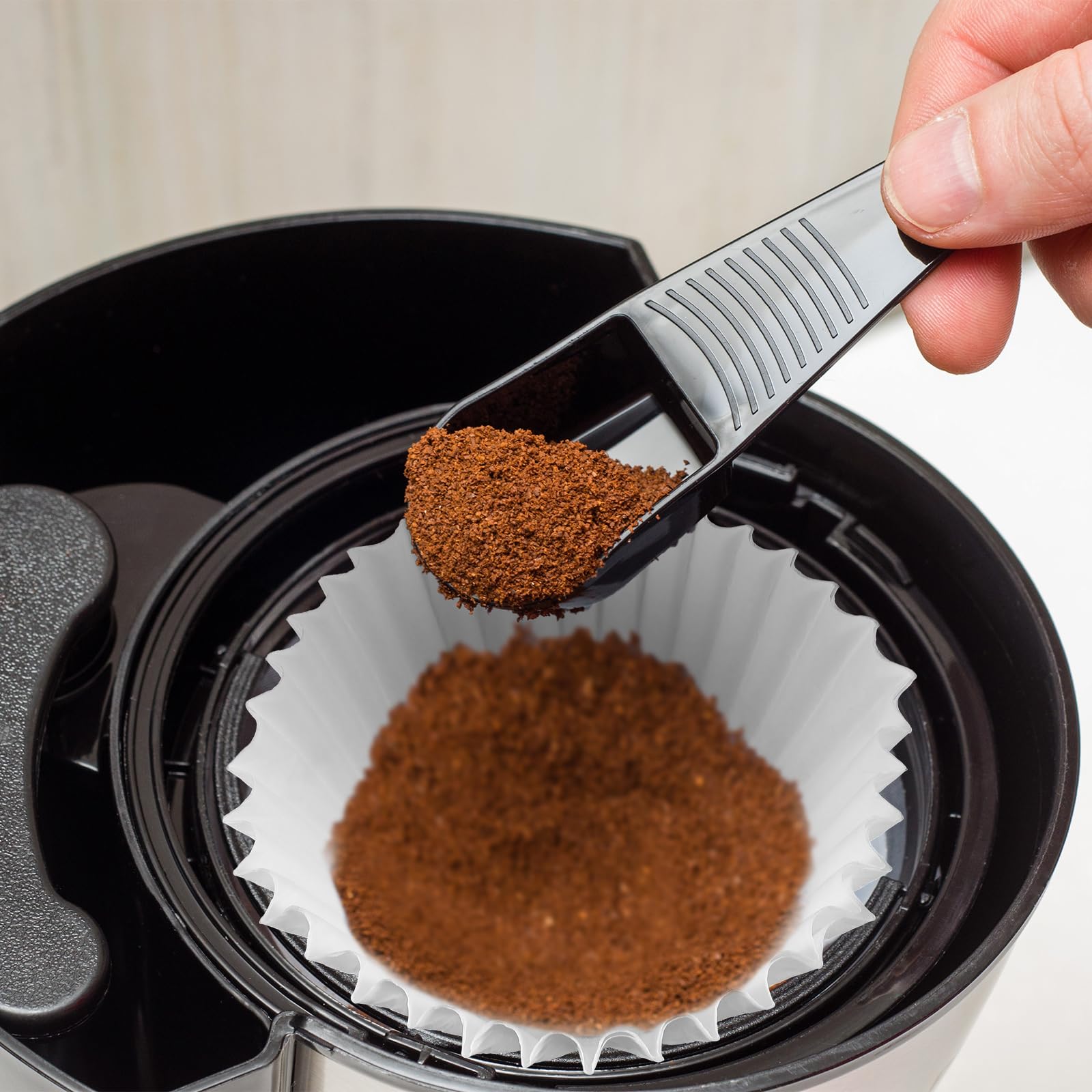 AmazingSpark 500 Stück extra große Kaffeefilter, 38,1 x 14,7 cm, Einweg-Papierfilter für Kaffeebrühen, Restaurants, große Brauer, kein Überlaufen, kein Reißen