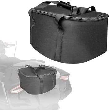 Rear Cargo Bag Trunk Organizer Waterproof Luggage Bag with Insulated Cooler Removable Rear Trunk Fit for Can Am Spyder RT 2020-2025