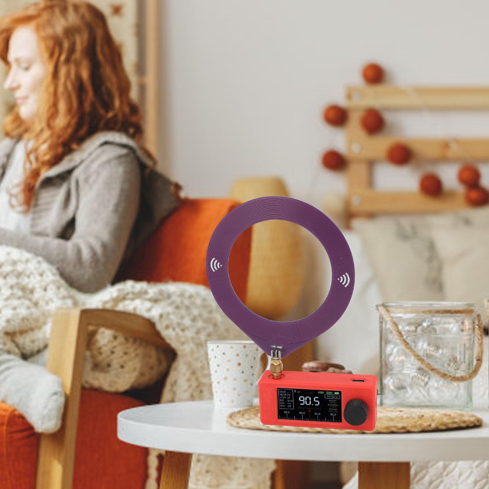 Radio Am FM con la Mejor Recepción, Radio de Transistor Am FM Portátil Recargable, Radios Operados por Baterías, Marcas de ala de Altavoces Grandes de Bolsillo de Bolsillo para