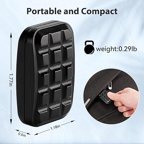 Miniatura 4 de SOWSUN Juguetes para ansiedad de metal deslizante magnético EDC Metal Brick Fidget Slider Juguete háptico para aliviar el estrés para adultos,