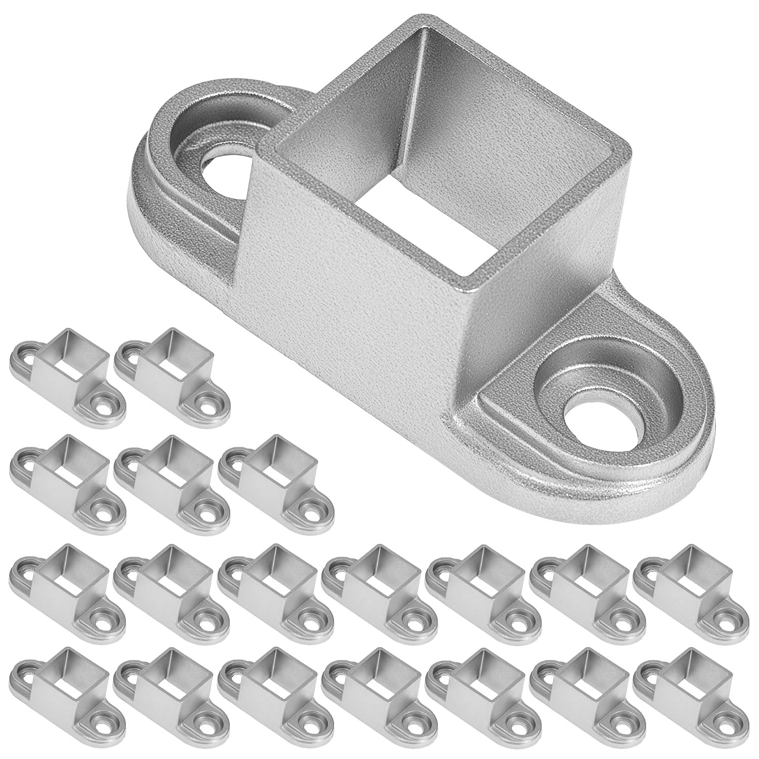Supports de fixation murale pour créer des étagères industrielles en tube carré