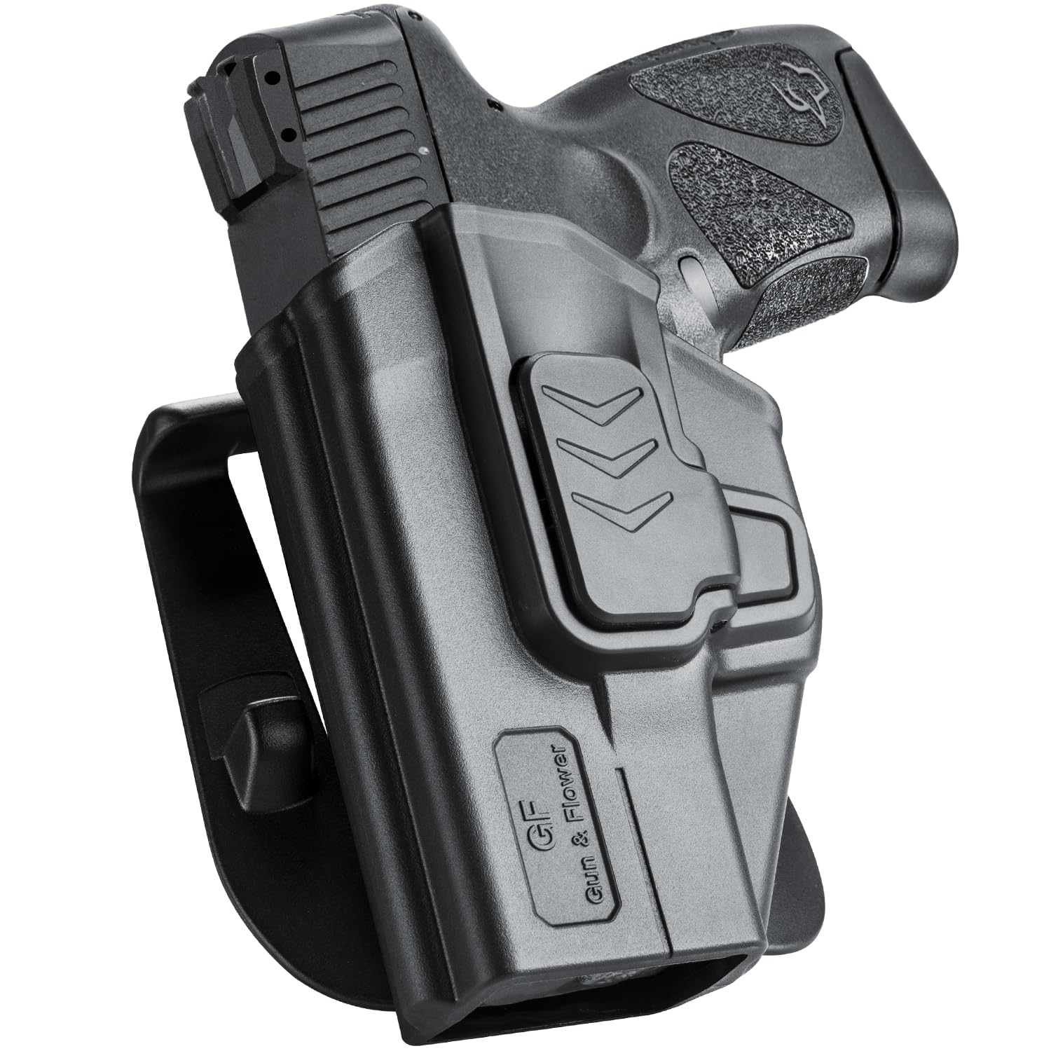 Glock 19/17 Holster, M&P 9/40 M2.0 Holster, OWB Thumb Release Paddle Holster Fits Glock 19 19X 32 44 45, Glock 17 22 31, M&P 9MM/.40 M2.0, SD9 VE/SD40 VE, Taurus G2C/G3C, 1911 5", Optics Compatible