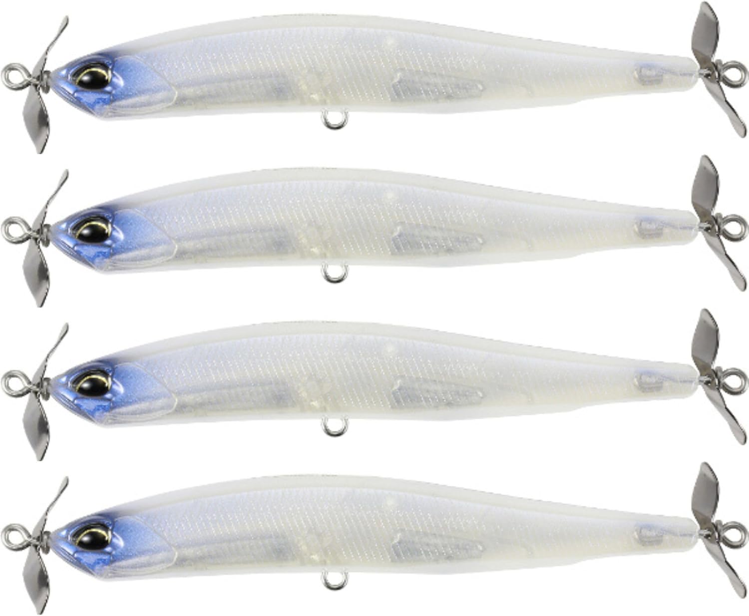 Realis Duo Realis Spybait 100mm/3.9": Pack of 4- Target Bigger, Cast Farther, Extended Range, Bigger Bites, for Anglers, Minnow Hardbody Baits for Trout, Bass, Perch: Gifts for Men, Made in Japan