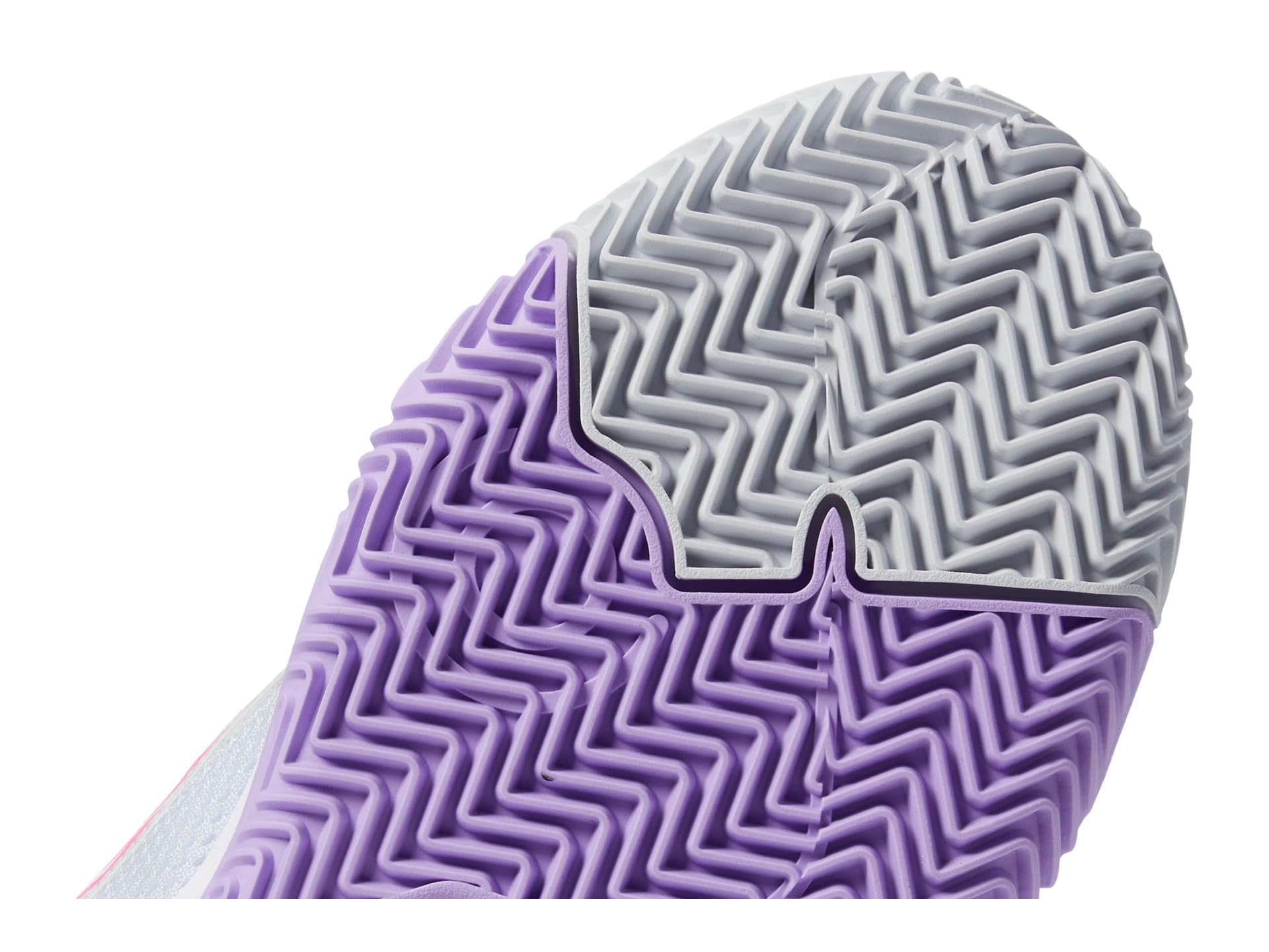 Puma Damen Nova Court Pickleball ShoesPUMA Damen Nova Court Pickleball Schuhe, Silver Mist-White-Vivid Violet, 10