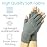 Vive Arthritis Gloves - Men, Women Rheumatoid Compression Hand Glove for Osteoarthritis- Arthritic Joint Pain Relief - Carpal Tunnel Wrist Support - Open Finger, Fingerless Thumb for Computer Typing