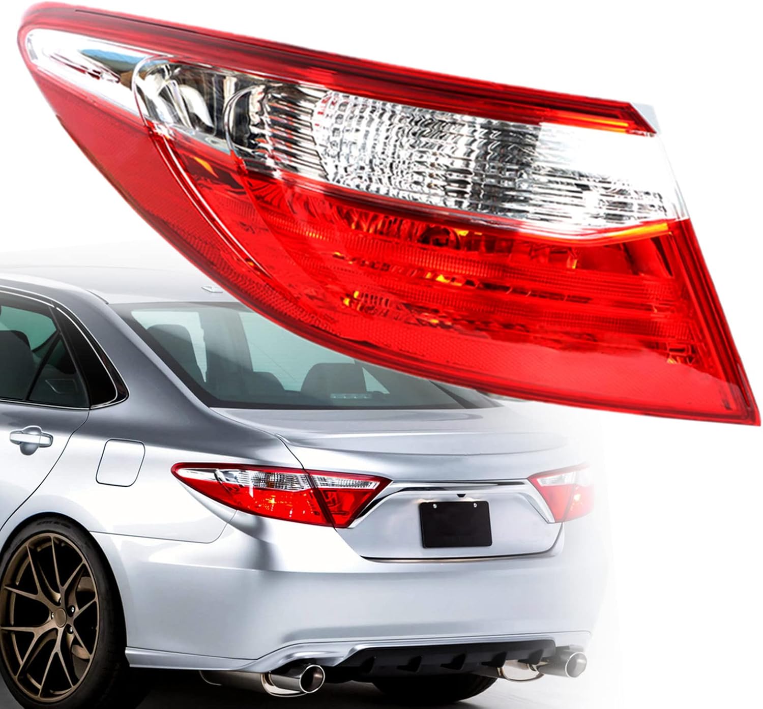 1-Pack LH Tail Light Assembly Replacement for Camry 2015-2017 Driver Side