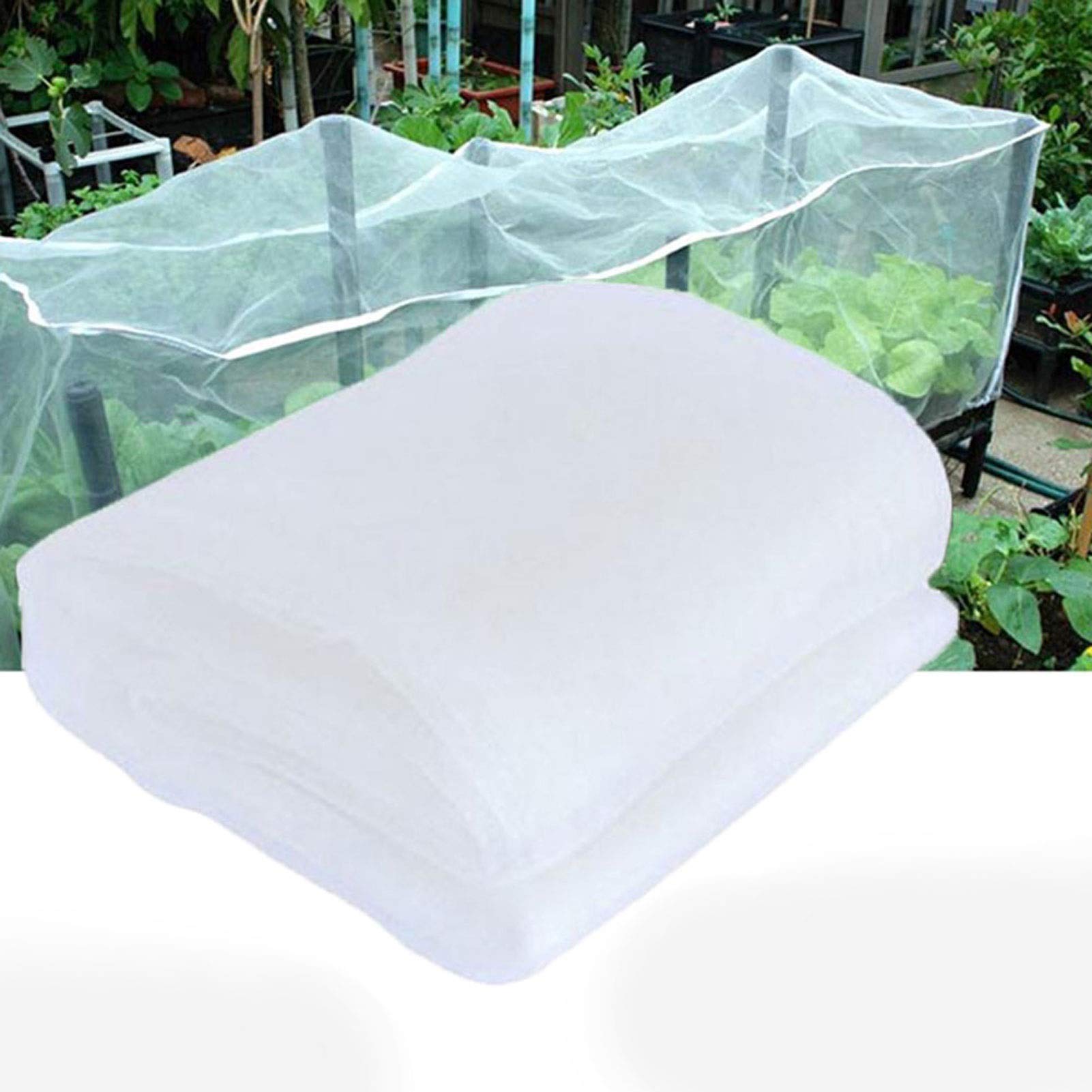 Red de protección para gatos de jardín, túnel de malla fina para plantas, 2,5 m x 15 m, malla de 0,7 mm, mantiene a los gatos y pájaros, ideal para jardín y parche veterinario