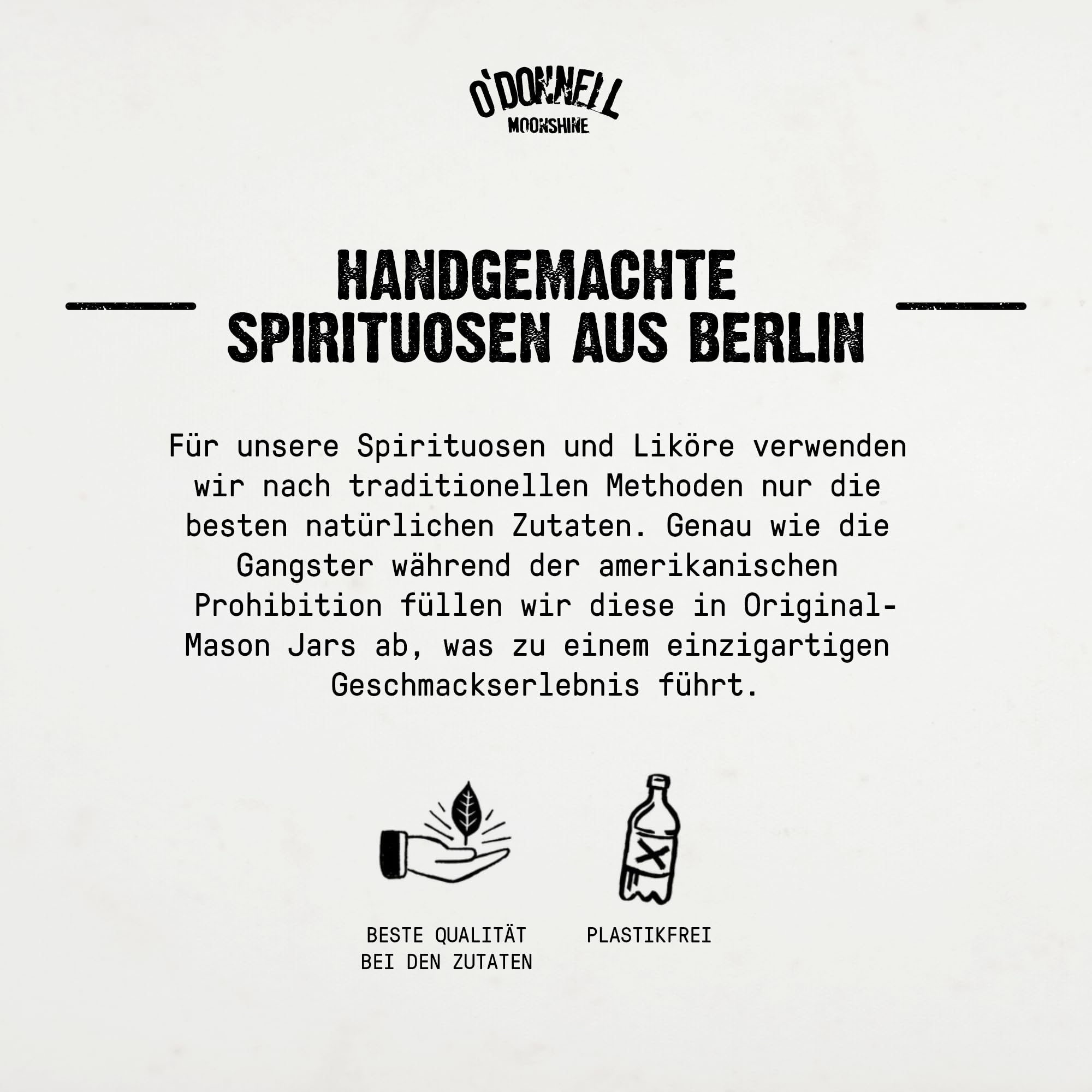 O’Donnell Moonshine Pralle Kirsche Likör (700ml) + Ausgießer – Premium Kirschlikör mit fruchtiger Kirsche & Vanille – Ideal pur oder für Cocktails – 20% Alkohol im Original Mason Jar – Made in Berlin
